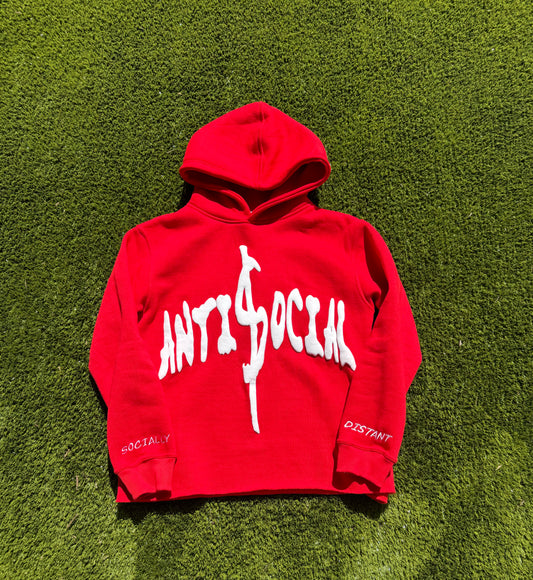 Original Antisocial Apparel hoodie: Cherry